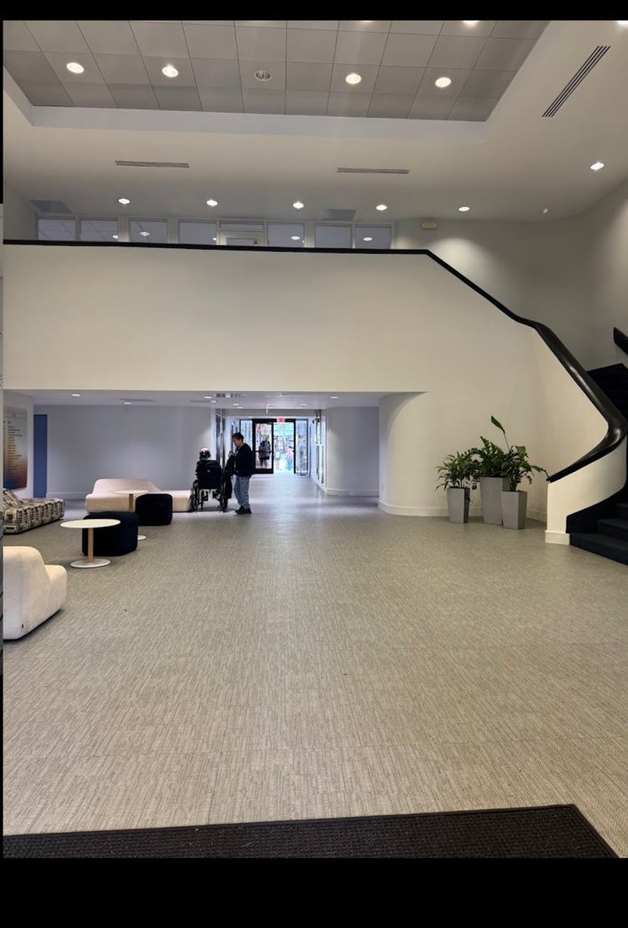 Medical building lobby