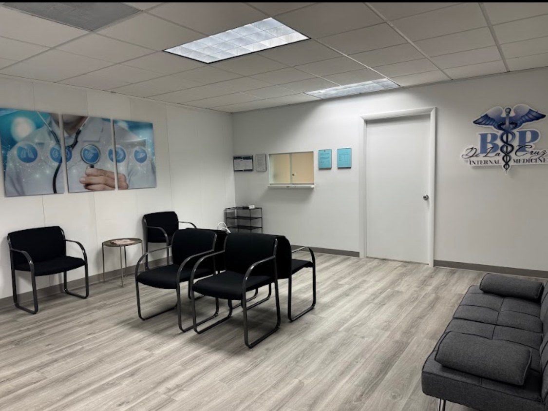 Office entrance and waiting area for Dr. Blas Perez De La Cruz